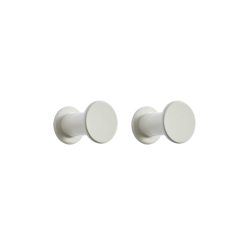 Patère Design Set de 2 patères BOLT Gris clair HAY