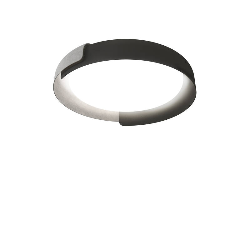 Plafonnier DALA Gris foncé / béton  KDLN