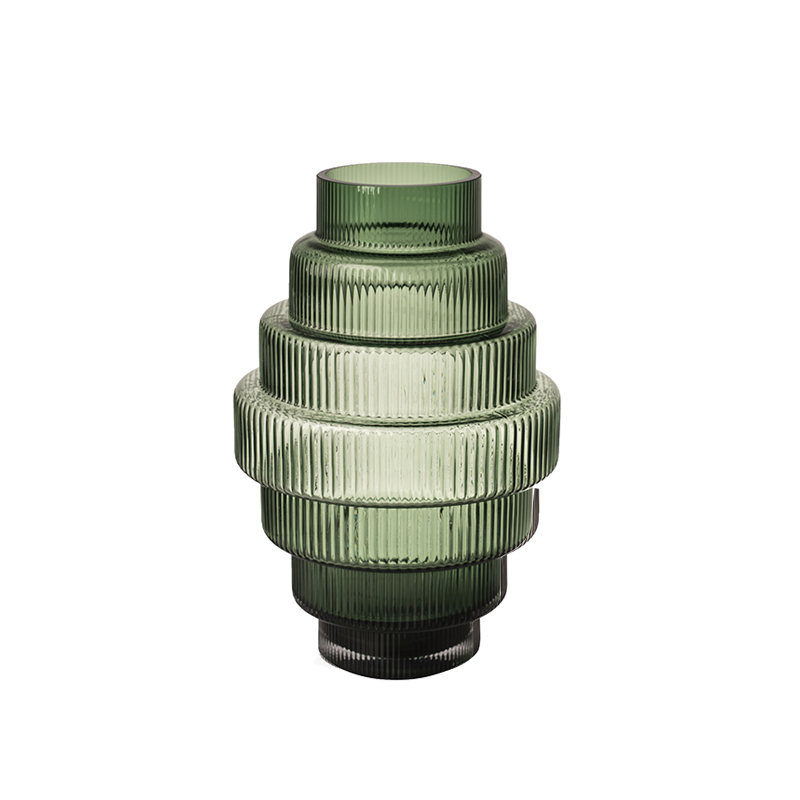 Vase Vase STEPS S Vert foncé POLS POTTEN
