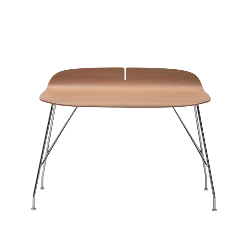 Bureau EARL OF WOOD Bois clair/ chrome KARTELL