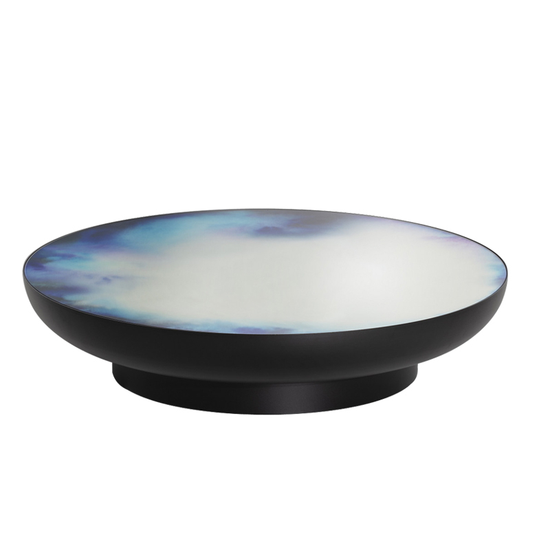 Table basse FRANCIS XL Aquarelle bleu-violet PETITE FRITURE