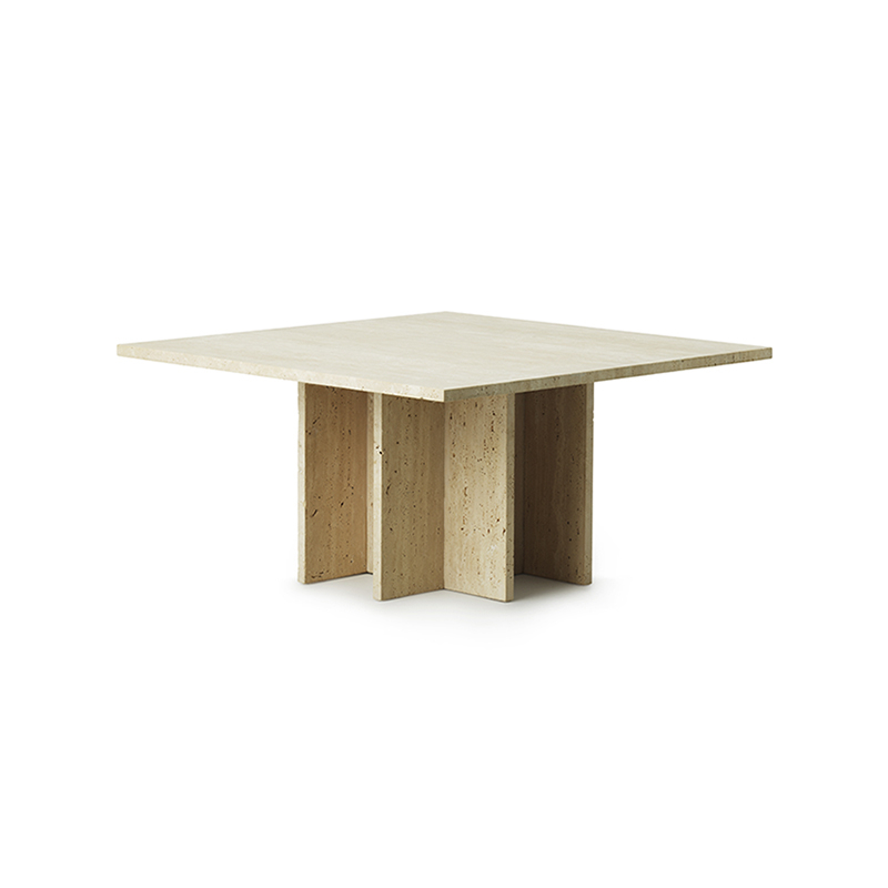 Table basse EDGE Large Travertin Normann Copenhagen