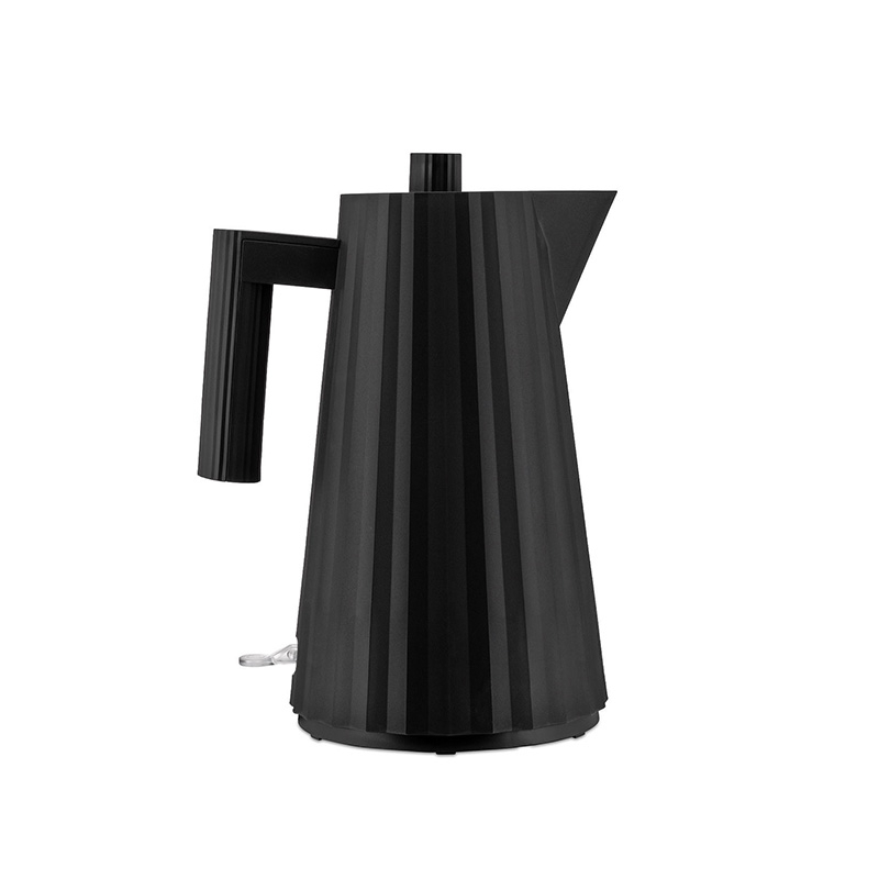 Café & Thé Bouilloire électrique PLISSÉ 1,7 L Noir ALESSI