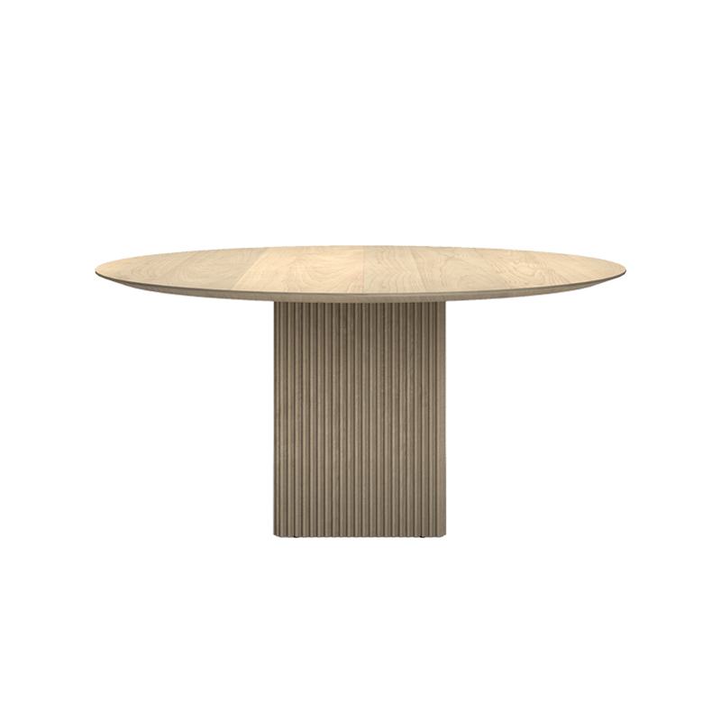 Table TEN ROUND Chêne huilé blanchi DK3