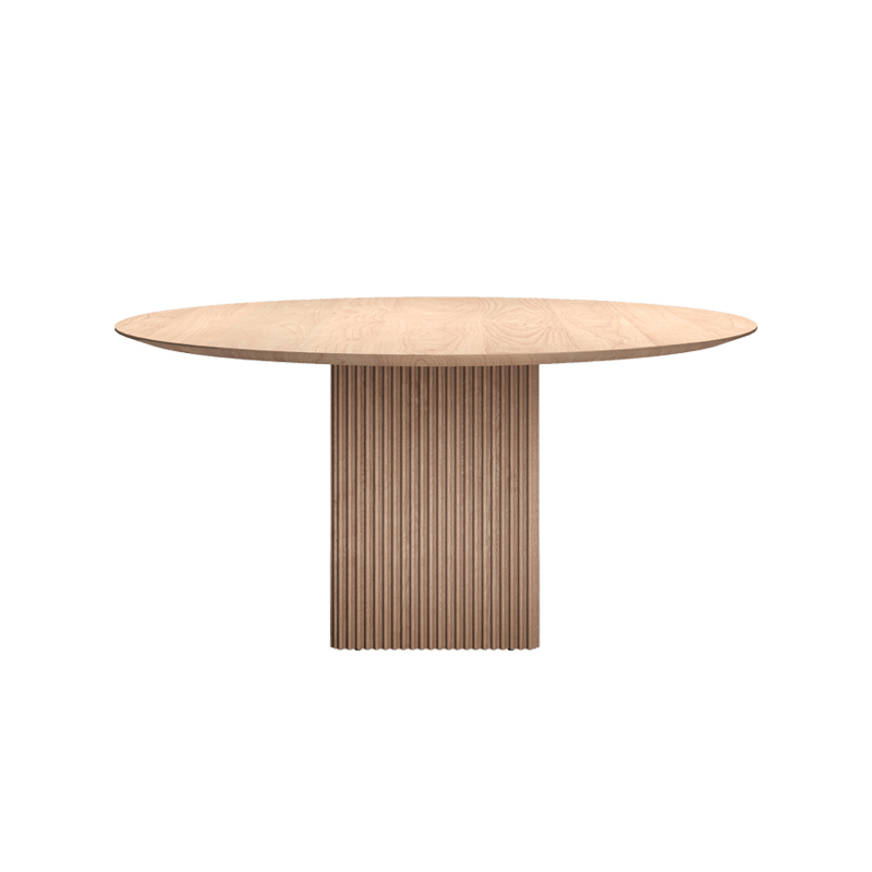Table TEN ROUND Chêne savonné DK3