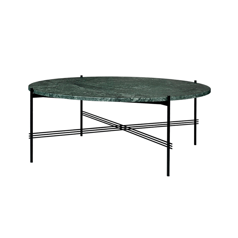 Table basse TS COFFEE Ø 105 Marbre Guatemala vert GUBI