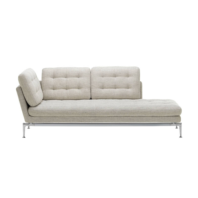 Canapé SUITA Capitonné chaise longue Stone melange VITRA