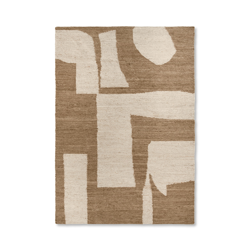 Tapis Tapis PIECE 200x300 Blanc cassé/ toffee FERM LIVING