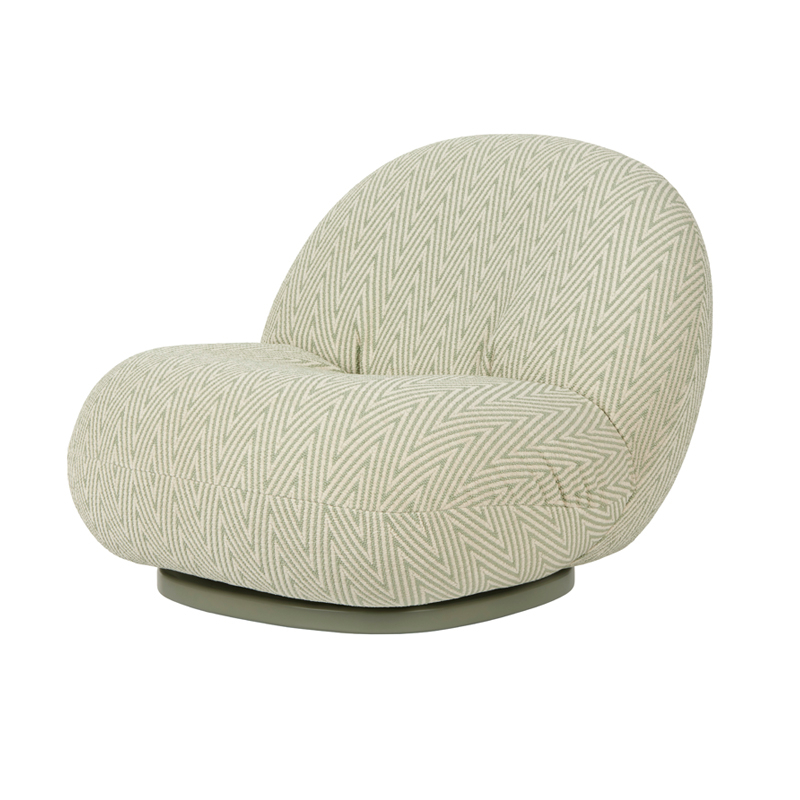 Fauteuil extérieur Fauteuil PACHA OUTDOOR pivotant Chevron Outdoor 008 GUBI
