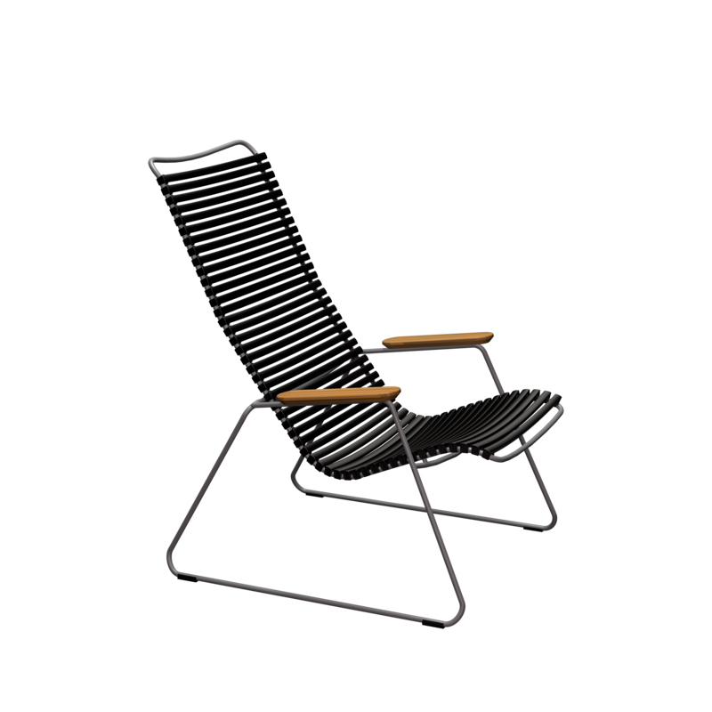 Fauteuil extérieur Fauteuil CLICK Noir HOUE